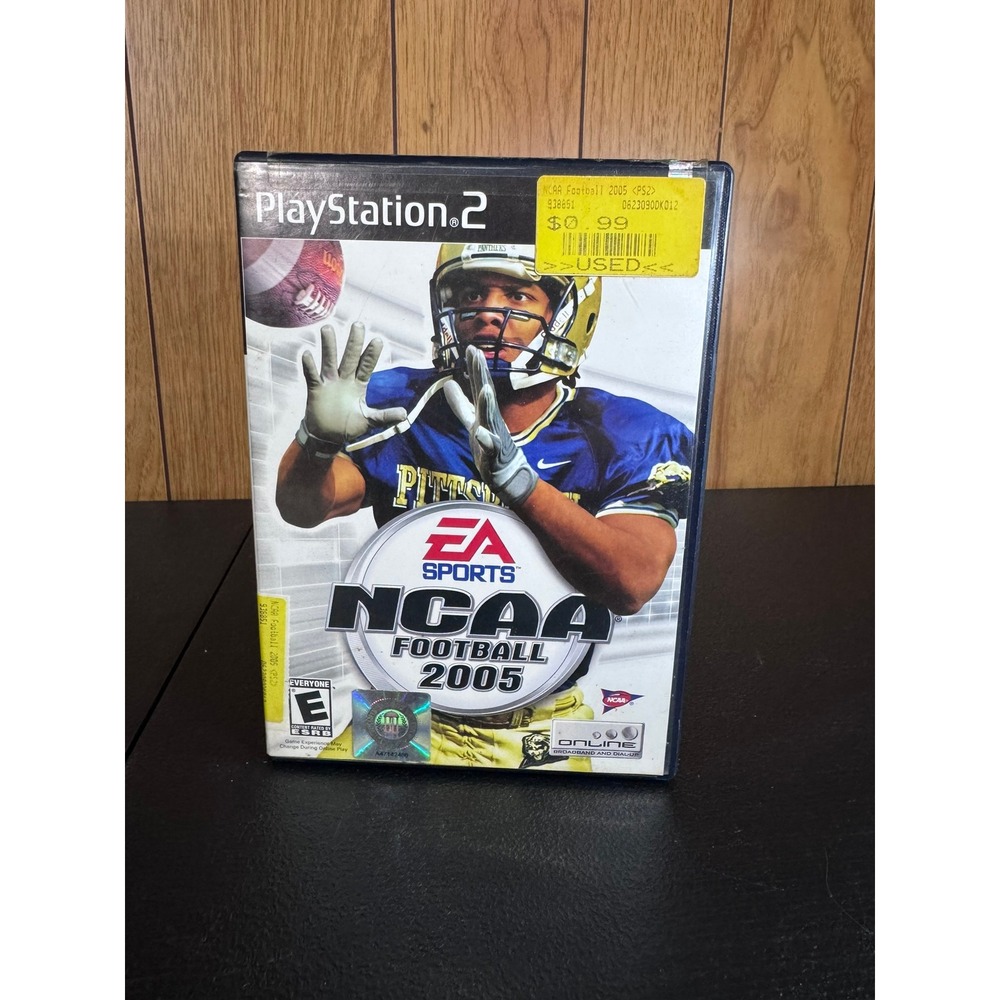 NCAA Football 2005 Sony PlayStation 2 PS2 EA Sports Larry Fitzgerald Complete
